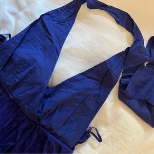 NWT Deletta Anthropologie maxi dress halter top